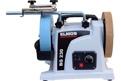 Заточной станок Elmos BG 230 180В, 200мм, с регулировкой оборотов e70384