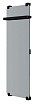 Полотенцесушитель электрический Allen Brau Infinity 120x44 см с рейлингом, черный браш, 00305020