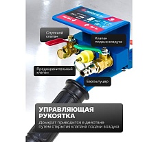 Домкрат подкатной пневматический Forsage 3т F-TRA1723(59246)