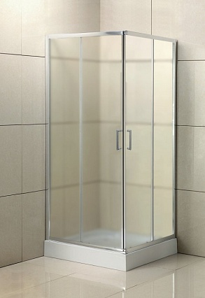 Душевой уголок BelBagno UNO-195-A-2-95-P-Cr 95x95 рифленый, хром