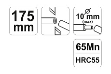 Клещи для снятия изоляции, 175 мм Yato YT-2268