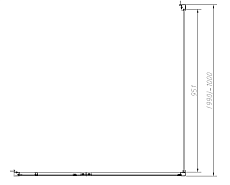 Душевой уголок Vincea Slim-N VSR-4SNP1010CL 100x100 хром, прозрачный