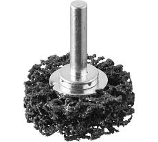 Щетка дисковая ЭКСПЕРТ (38 мм; 15 мм нейлоновая проволока с абразивным покрытием, с открытой агрессивной структурой) для дрели Зубр 35162-038