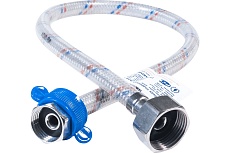 Гибкая подводка для воды ЦС нейлон, 1/2”Г х 3/4&quot;Г L-80 см, штука ГП002182