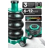 Домкрат подкатной пневматический Rockforce 3т RF-TRA1724(59250)