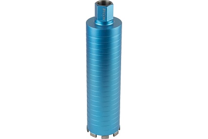 Коронка алмазная сверлильная по бетону 122 мм, 1 1/4", микроудар BYCON D2011122M