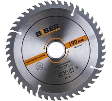Диск пильный по дереву (190х30/20/16 мм; Z48; чистый рез) Biber 85250 тов-123362