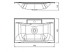 Раковина Art&Max AM-LAV-750-MR-FP-Nero 75 см черный
