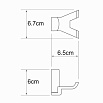 Крючок WasserKRAFT Leine K-5023D