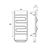 Полотенцесушитель электрический Point PN01158E П4 50x80 хром