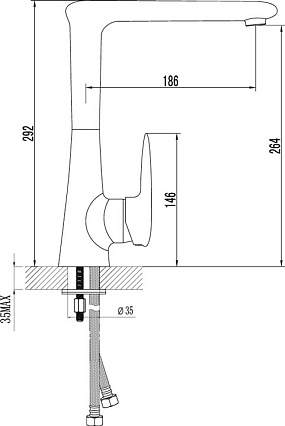 Смеситель для кухни Lemark Status LM4405C