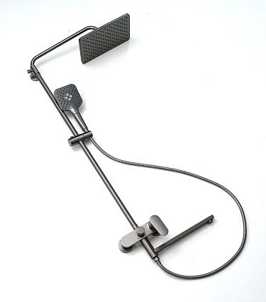 Душевая стойка Aquatek Ника AQ2840BGM оружейная сталь