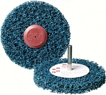 Круг Scotch-Brite Clean and Strip CG-ZS S XCS (100х13 мм; шпиндель 6 мм) 3M 7100093975