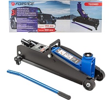 Подкатной гидравлический домкрат Forsage F-TH23003 NEW 3 т, h min 192 мм, h max 533 мм 52724