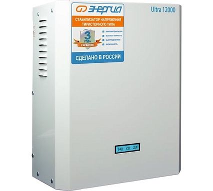 Тиристорный стабилизатор Энергия 12000 ВА Ultra Е0101-0105