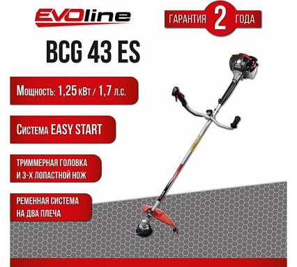 Бензиновый триммер Evoline BCG43ES