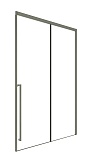 Душевая дверь Timo TDSS-130/13C-8L 130x200 прозрачное, никель