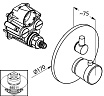 Смеситель для душа Kludi Balance 528350575 термостат