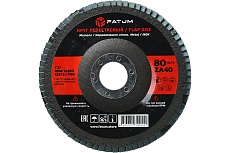 Круг лепестковый по металлу 125x22 мм P80, Т27 FATUM 4673751399127