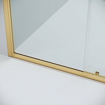 Душевая дверь Grossman Cosmo 130x195 прозрачное, золото сатин 100.K33.02.130.32.00