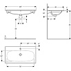 Раковина Geberit Acanto Slim 90 см
