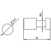 Крючок Emco Loft 0575 133 00 черный