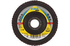 Круг шлифовальный лепестково тарельчатый (125х22.2 мм; Р60; прямой) для УШМ Klingspor 321648