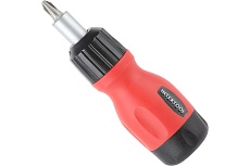 Реверсивная отвертка с комплектом насадок Intertool 6ед VT-1009