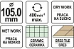 Сверло алмазное по керамограниту 105 мм Yato YT-60435