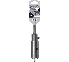 Коронка твердосплавная с адаптером по бетону Basis (35х50х160 мм; SDS-plus) MONOGRAM 089-120