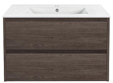 Тумба с раковиной Vincea Gio new 80 см R.Oak