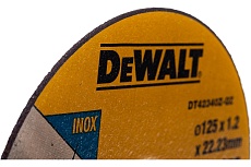 Круг отрезной по металлу INDUSTRIAL (125х22,2 мм) DeWalt DT42340Z