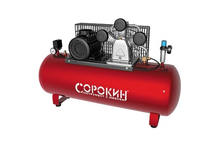 Поршневой компрессор с ременной передачей Сорокин 13.35