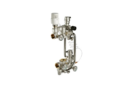 Насосно-смесительный узел с термоголовкой (без насоса) Valtec VT.COMBI.0.180