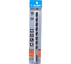 Сверло по бетону &quot;Супер-6&quot; (10x200 мм) Зубр 2916-200-10