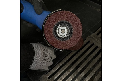 Круг лепестковый торцевой Brown 125х22 мм, Al 80 Conical Abraforce AFBR125AO08058C