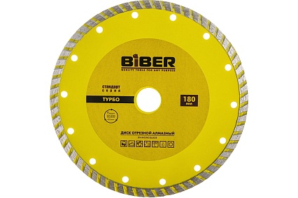 Диск алмазный турбо Стандарт (180х20/22.2 мм) Biber 70205 тов-039537