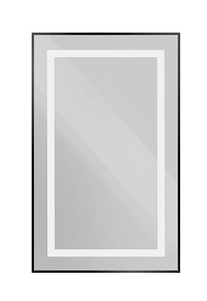 Зеркало BelBagno SPC-KRAFT-500-800-SENS-NERO 50x80 см сенсорный выключатель, черный