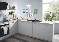 Кухонная мойка Grohe K400 31640AP0 86 см черный гранит
