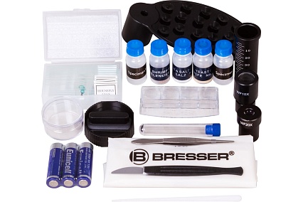 Микроскоп Bresser Junior Biolux SEL 40–1600x, зеленый 74319