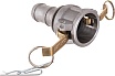 Камлок соединение типа С (1.25"; розетка с хвостовиком; алюминий) TITAN LOCK TL125CAL