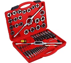 Набор плашек и метчиков Ермак 51шт 637-026