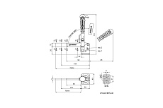 Прижим вертикальный KUKAMET с привариваемым винтом 211-2-D-C2