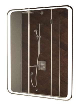 Зеркало Art&Max Elegant 70x80 см, с подсветкой
