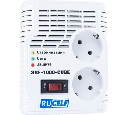 Стабилизатор напряжения Rucelf SRF-1000 СUBE 00-00005318