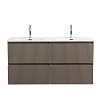 Мебель для ванной BelBagno Uno 120 см, 4 ящика, Бежевый матовый