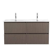 Мебель для ванной BelBagno Uno 120 см, 4 ящика, Бежевый матовый