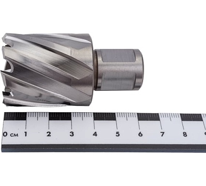 Сверло корончатое HSS по металлу (33х30/63 мм; Weldon 19) D.BOR CD-HSS-030-033-W