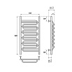 Полотенцесушитель водяной Point PN01158S П7 50x80, хром