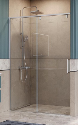 Душевая дверь BelBagno SOFT_CLOSE-1-BF-1-140-C-Cr 140x200 прозрачная, хром Душевая дверь BelBagno SOFT_CLOSE-1-BF-1-140-C-Cr 140x200 прозрачная, хром